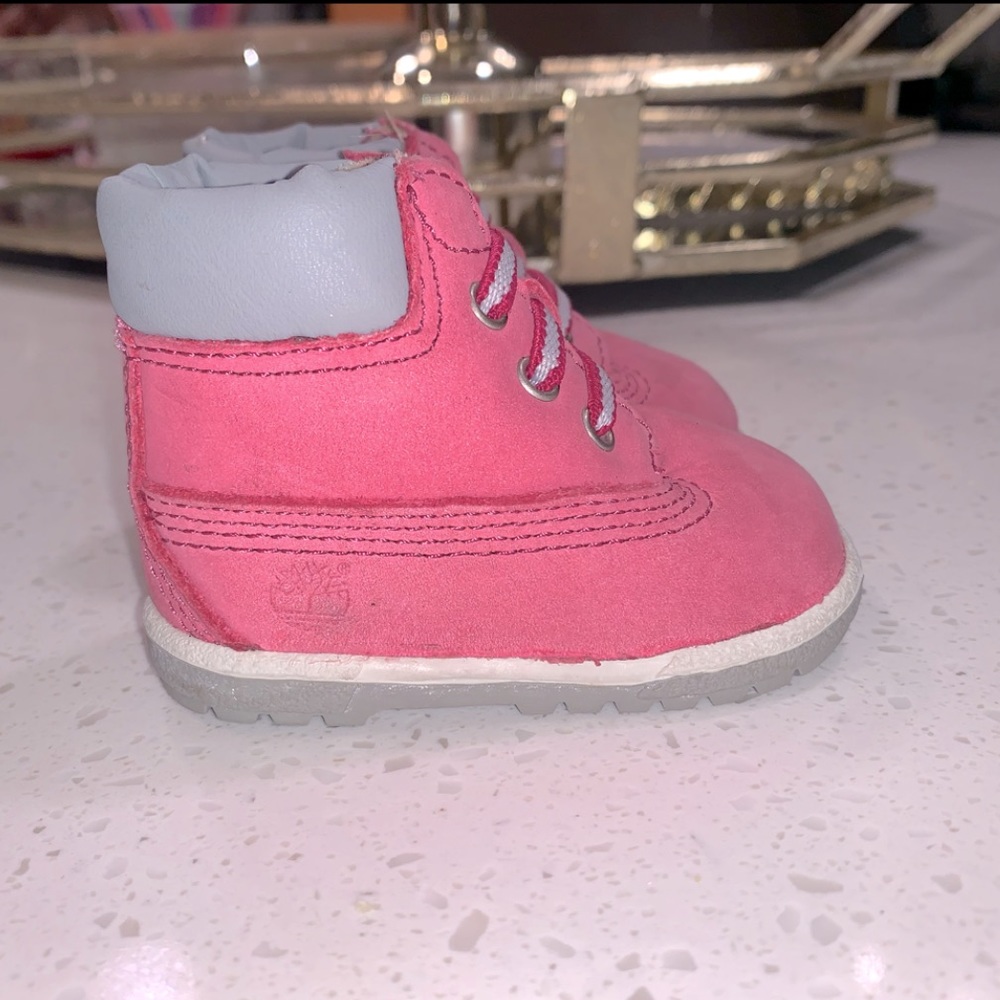 Baby girl size 0 timberlands